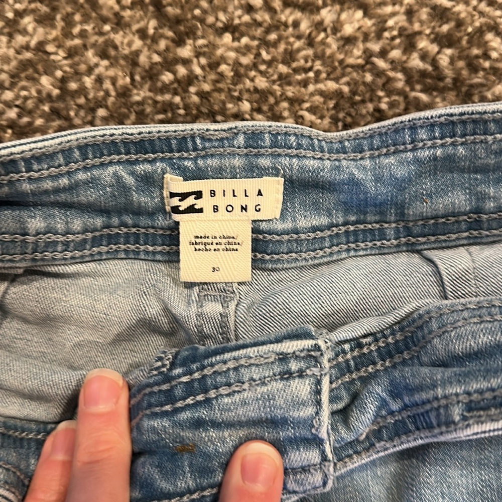 Billabong Side Kick Light Denim Wide Leg Jeans - Picture 2 of 3